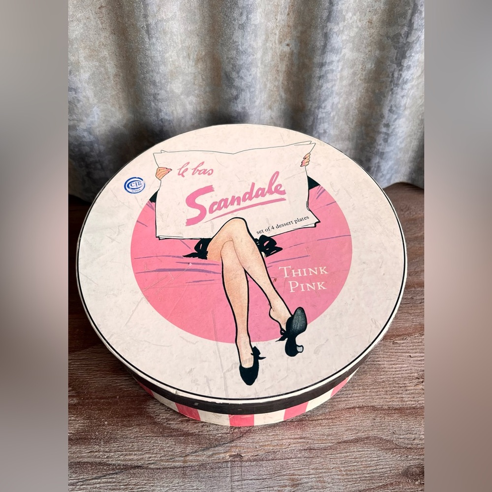 Vintage ROSANNA LE BAS SCANDALE THINK PINK SET